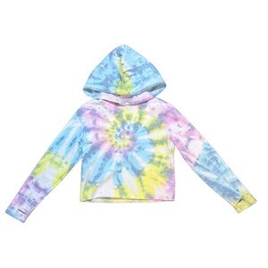 Firehouse girls tie dye rainbow sweatshirt xxs excellent condition